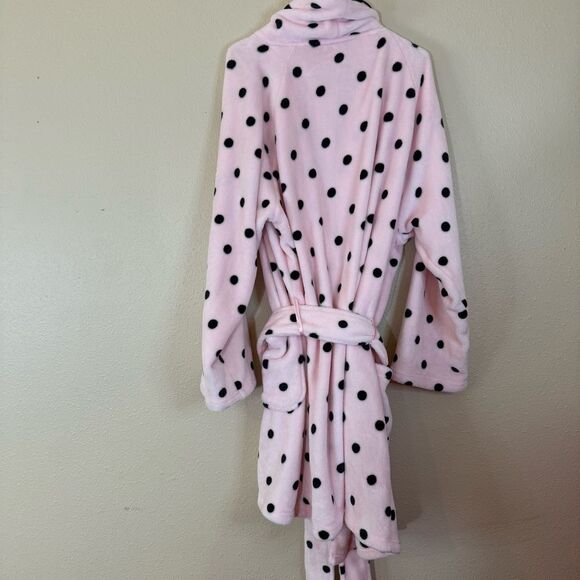 Victoria's Secret Pink Robe with Black Polka Dots XL/XXL - Picture 6 of 6